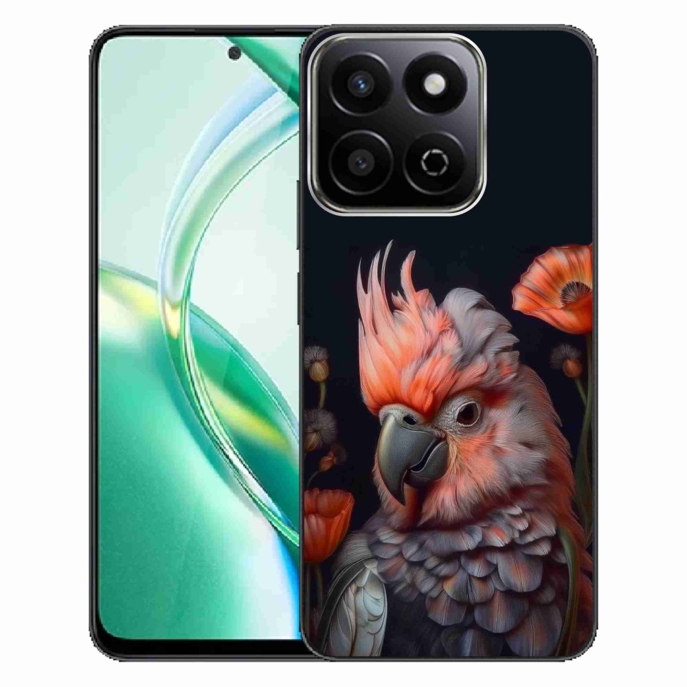 Gélový kryt mmCase na Honor 200 Smart 5G - papagáj kakadu vo farbách