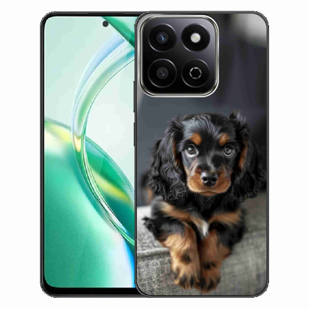 Gélový kryt mmCase na Honor 200 Smart 5G - roztomilý dlhosrstý jazvečík