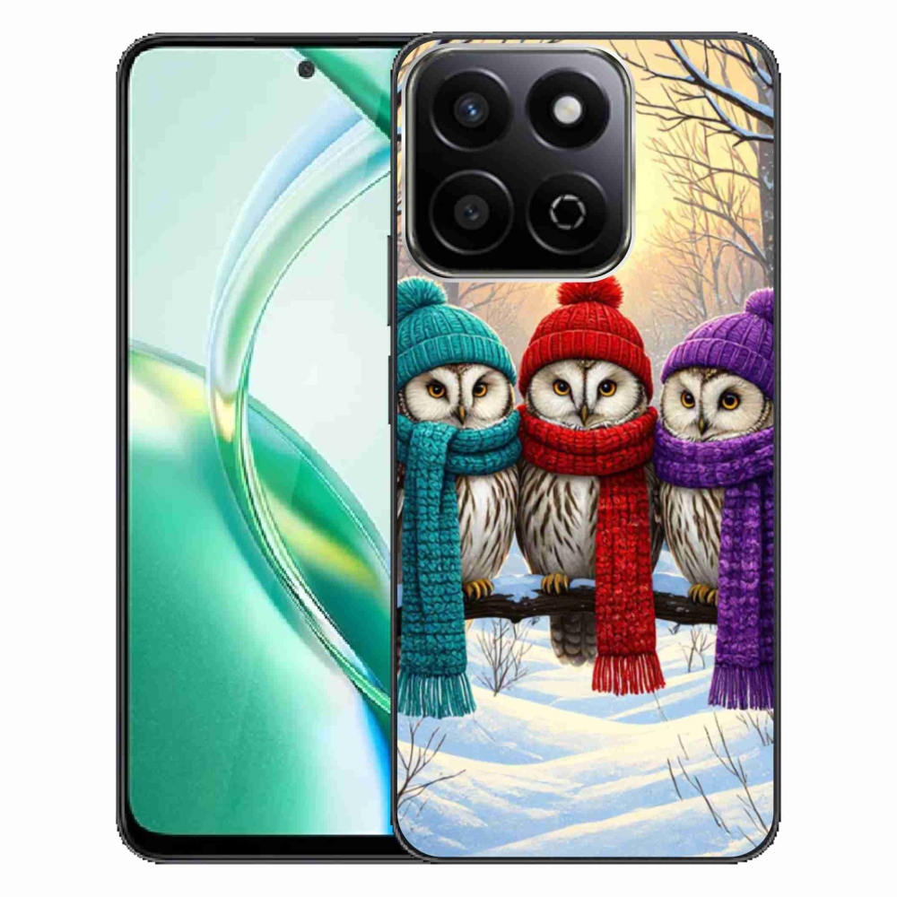 Gélový kryt mmCase na Honor 200 Smart 5G - soví priatelia