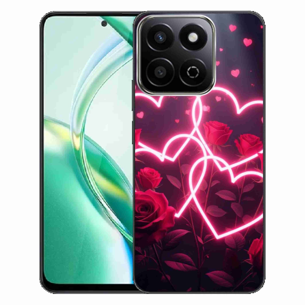Gélový kryt mmCase na Honor 200 Smart 5G - srdce lásky