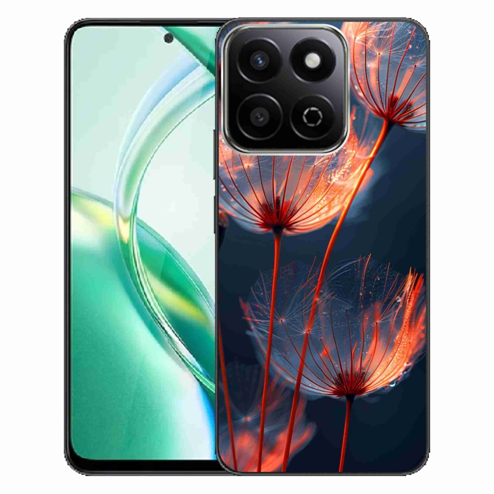 Gélový kryt mmCase na Honor 200 Smart 5G - svetielkujúca páperie