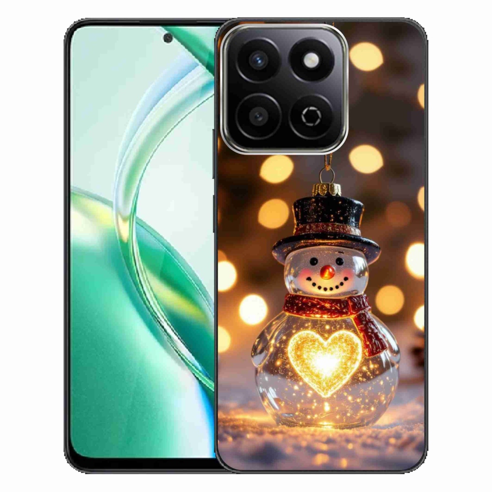 Gélový kryt mmCase na Honor 200 Smart 5G - svietiaci vianočný snehuliak