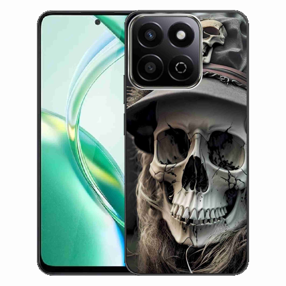 Gélový kryt mmCase na Honor 200 Smart 5G - temná lebka