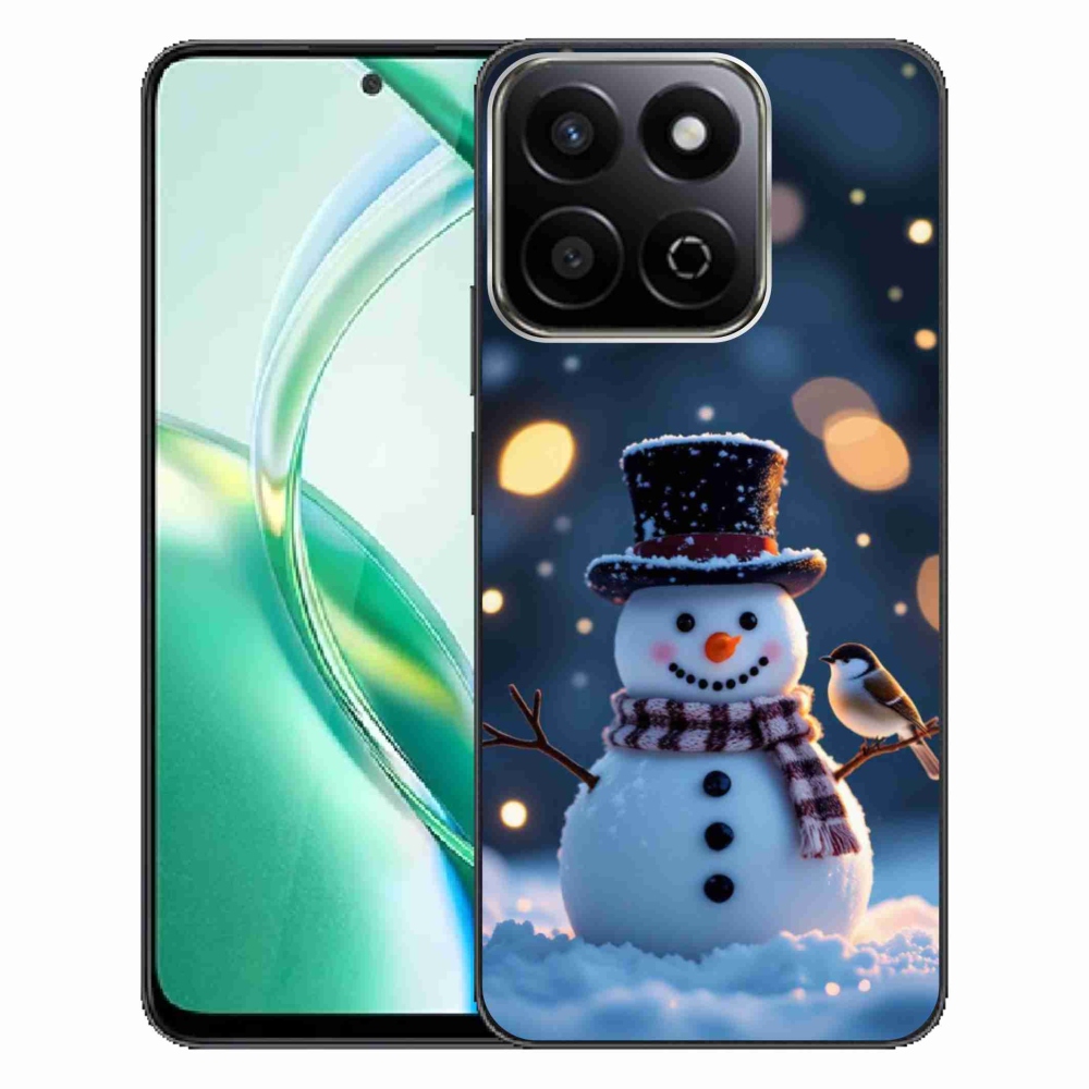 Gélový kryt mmCase na Honor 200 Smart 5G - vianočný snehuliak