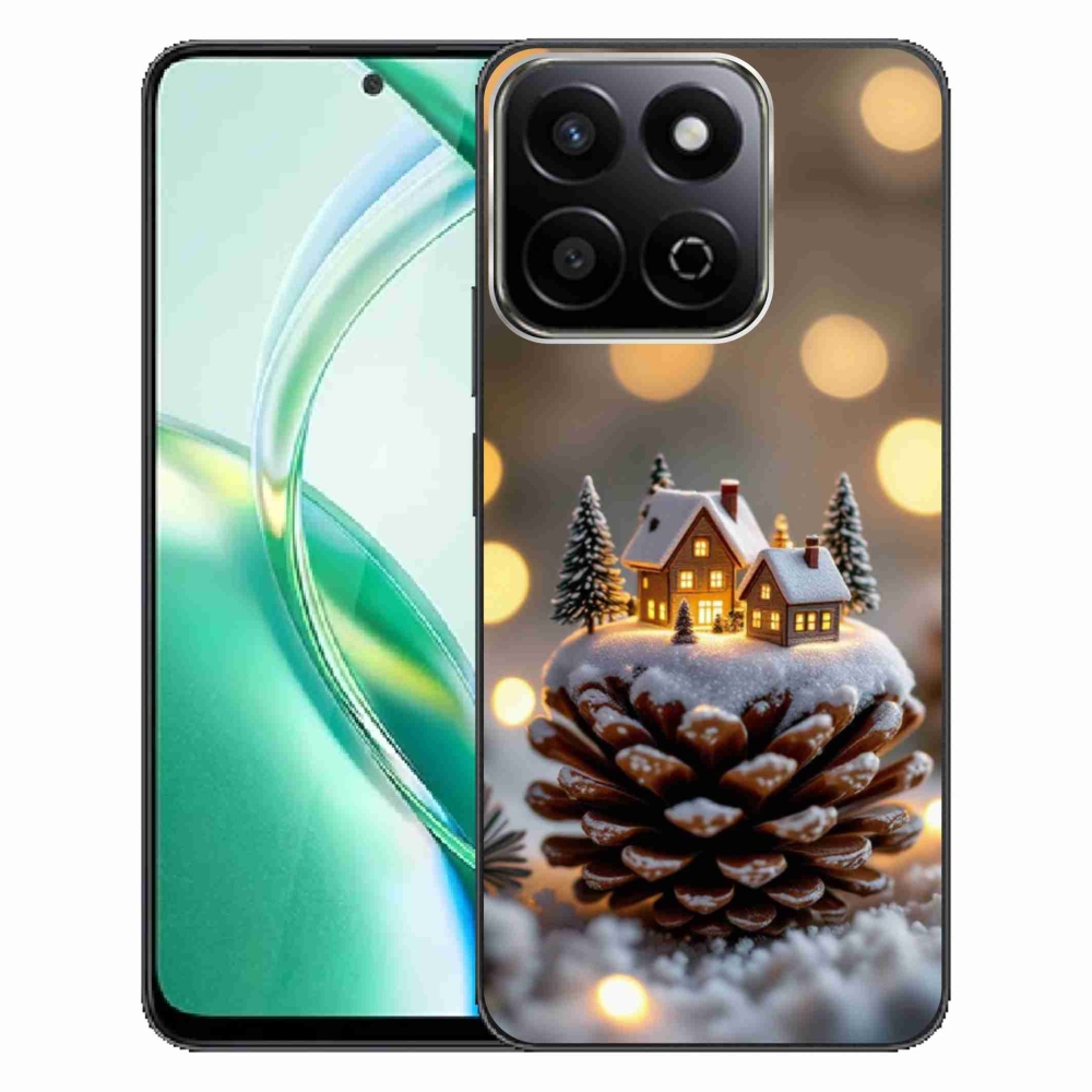 Gélový kryt mmCase na Honor 200 Smart 5G - zimná dedinka