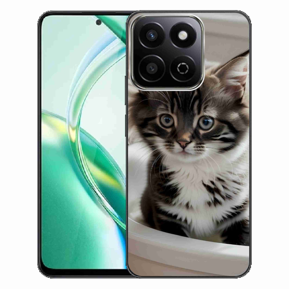 Gélový kryt mmCase na Honor 200 Smart 5G - zvedavé mačiatko