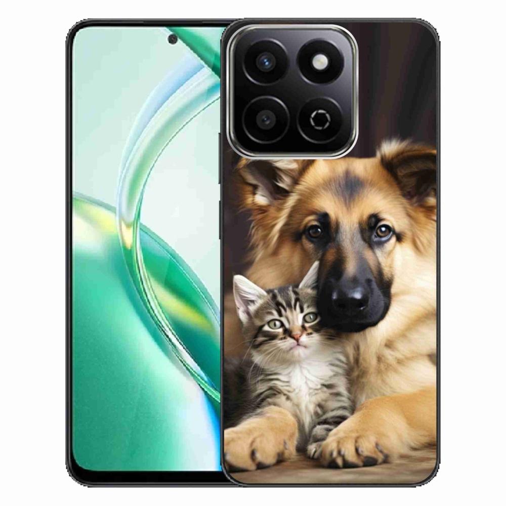 Gélový kryt mmCase na Honor 200 Smart 5G - zvieracie priateľstvo