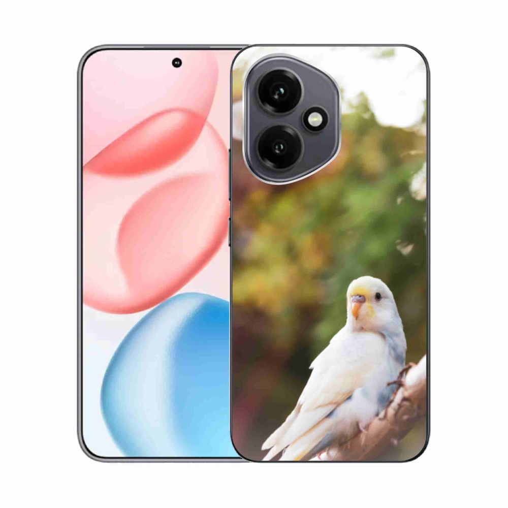 Gélový kryt mmCase na Honor 400 - andulka biela