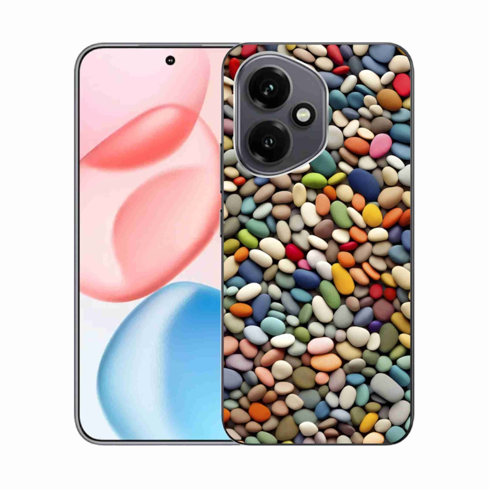 Gélový kryt mmCase na Honor 400 - farebné kamienky 2