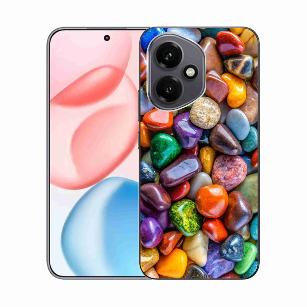 Gélový kryt mmCase na Honor 400 - farebné kamienky