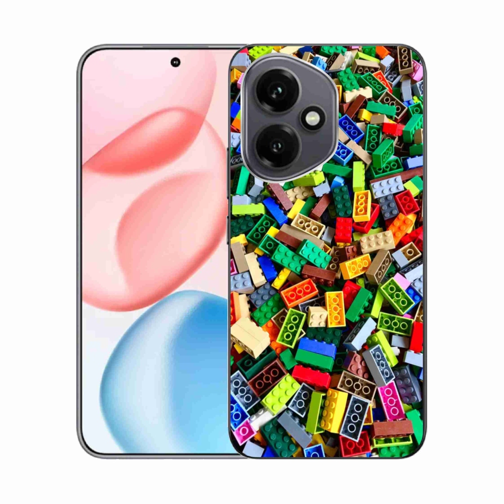 Gélový kryt mmCase na Honor 400 - farebné stavebné kocky