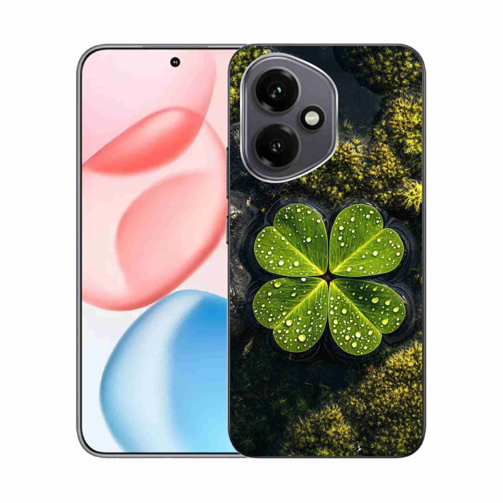 Gélový kryt mmCase na Honor 400 - štvorlístok