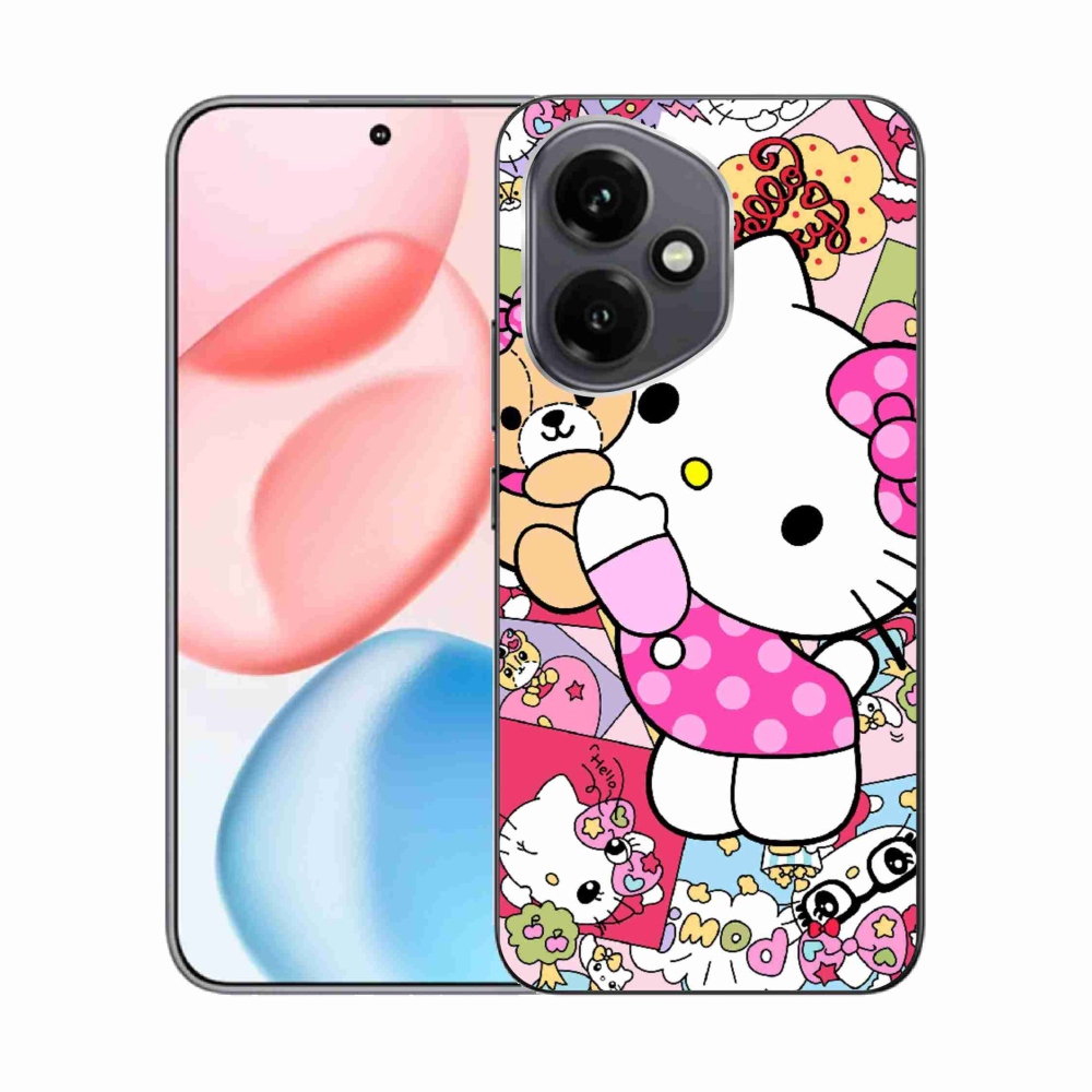 Gélový kryt mmCase na Honor 400 - cute kitty