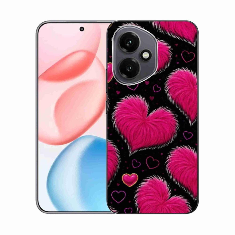 Gélový kryt mmCase na Honor 400 - hebké srdce