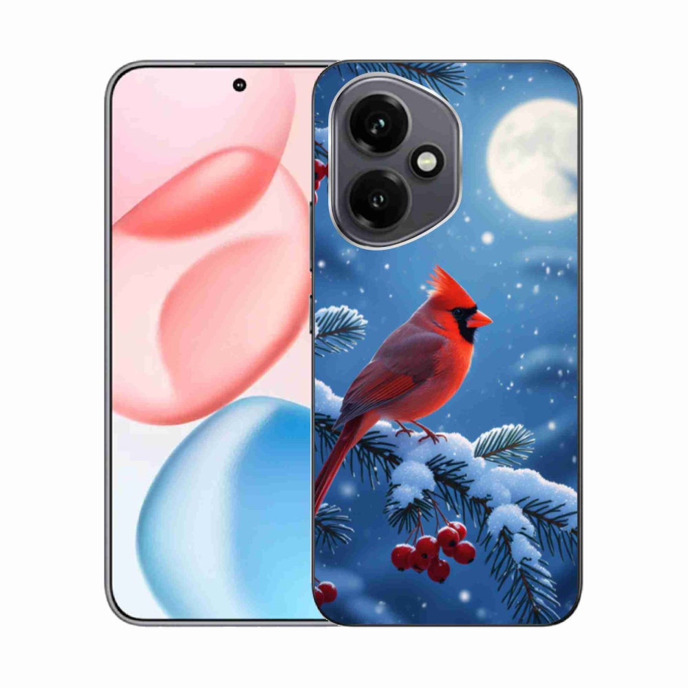 Gélový kryt mmCase na Honor 400 - kardinál červený