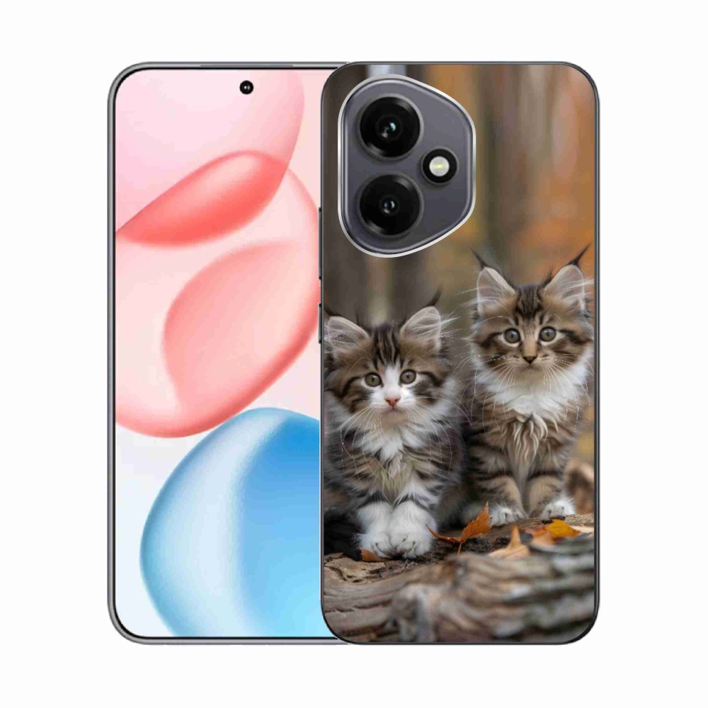 Gélový kryt mmCase na Honor 400 - mačacie duo 3