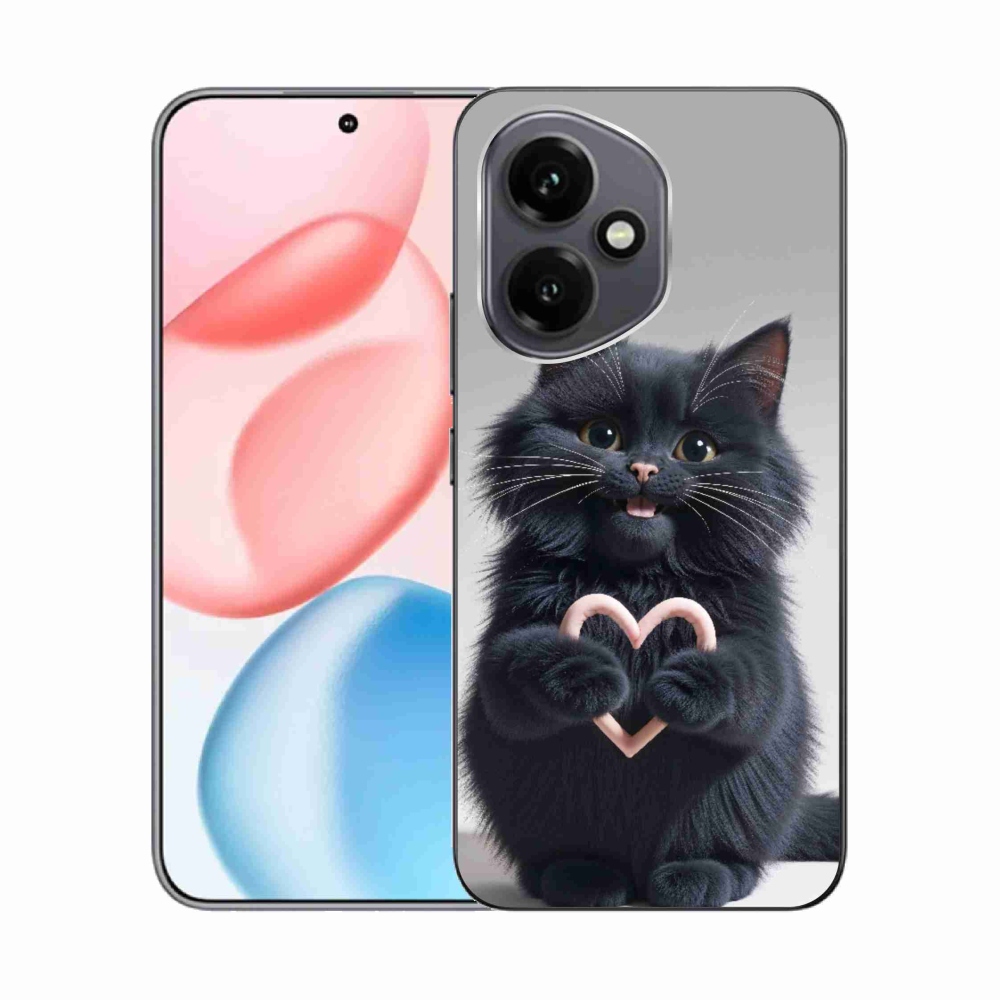 Gélový kryt mmCase na Honor 400 - mačacia láska 3