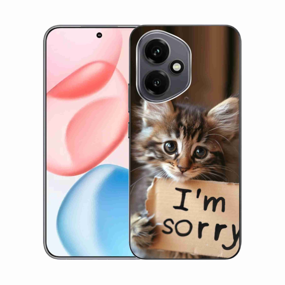 Gélový kryt mmCase na Honor 400 - mačacie ospravedlnenie