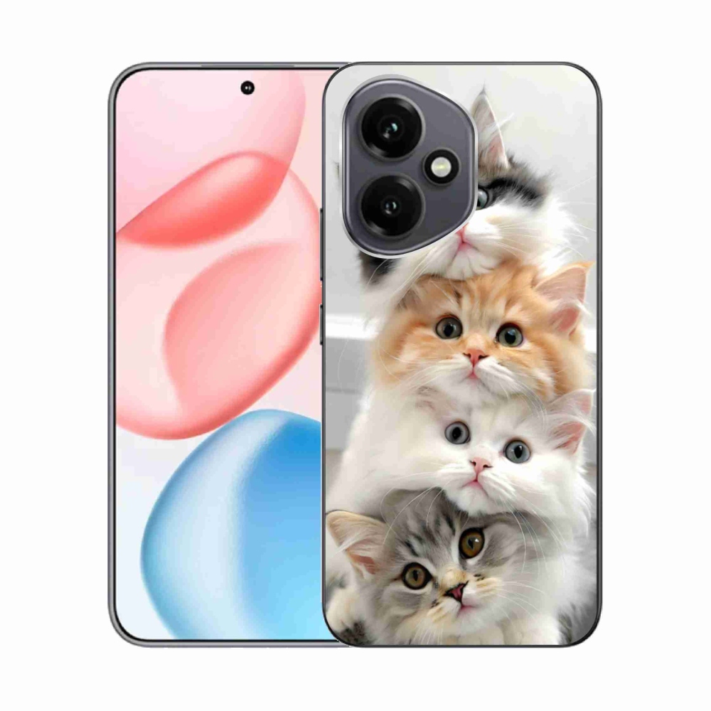 Gélový kryt mmCase na Honor 400 - mačacia partia