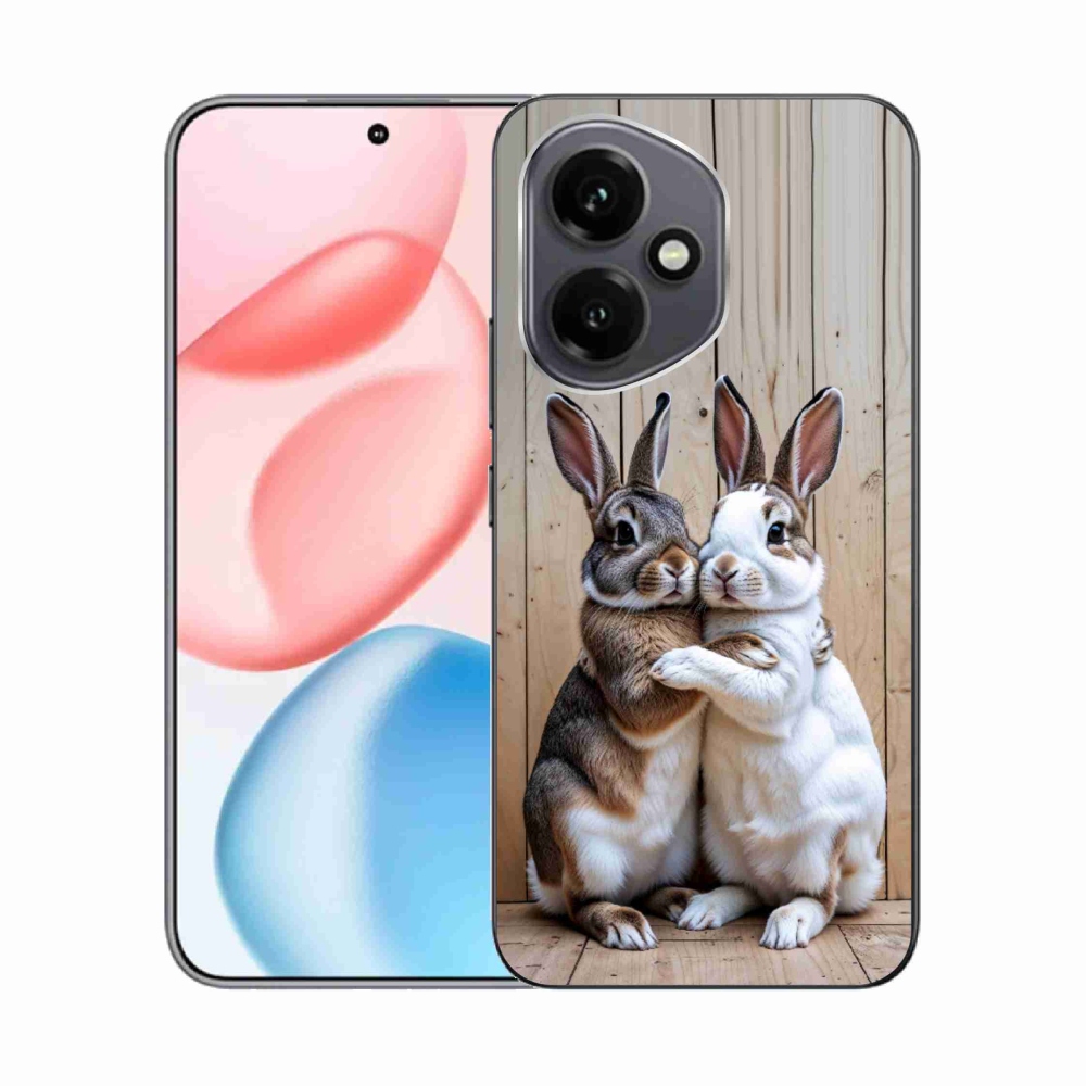 Gélový kryt mmCase na Honor 400 - králičie pár