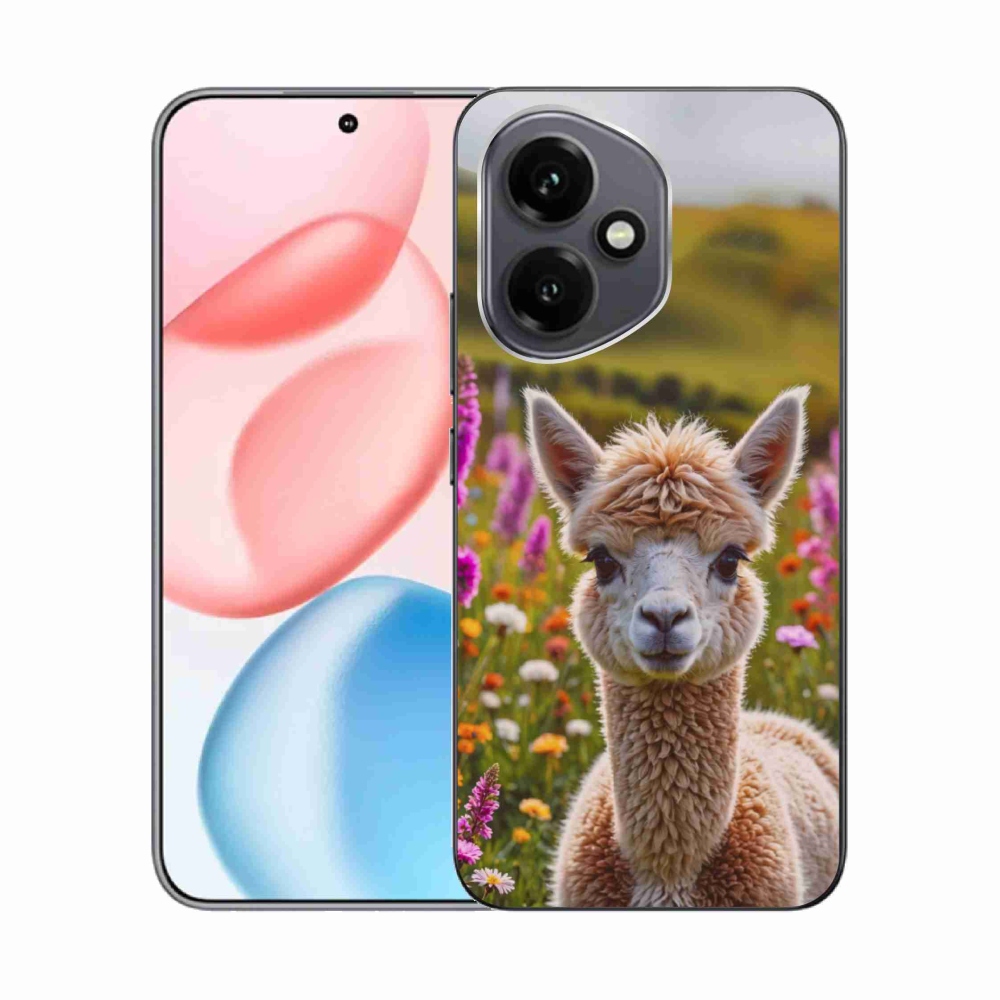 Gélový kryt mmCase na Honor 400 - lama na lúke