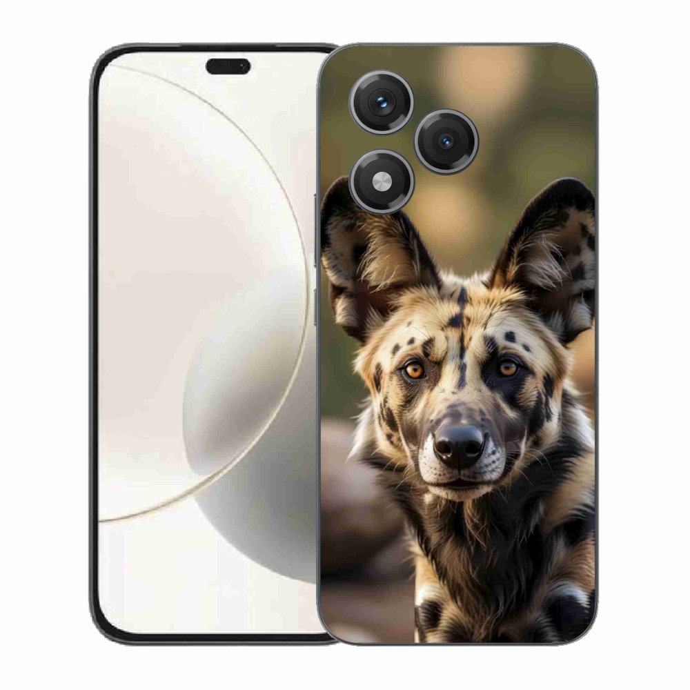 Gélový kryt mmCase na Honor 400 Lite - africký divoký pes