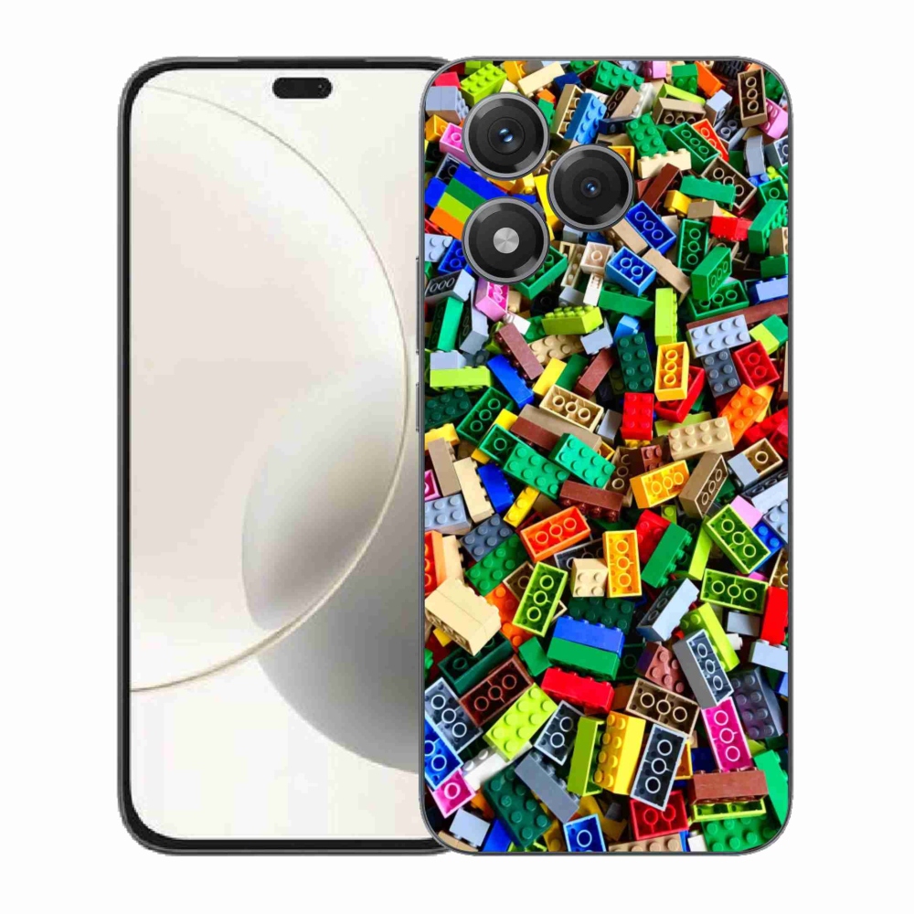 Gélový kryt mmCase na Honor 400 Lite - farebné stavebné kocky