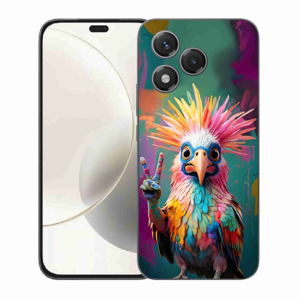 Gélový kryt mmCase na Honor 400 Lite - farebný rebel