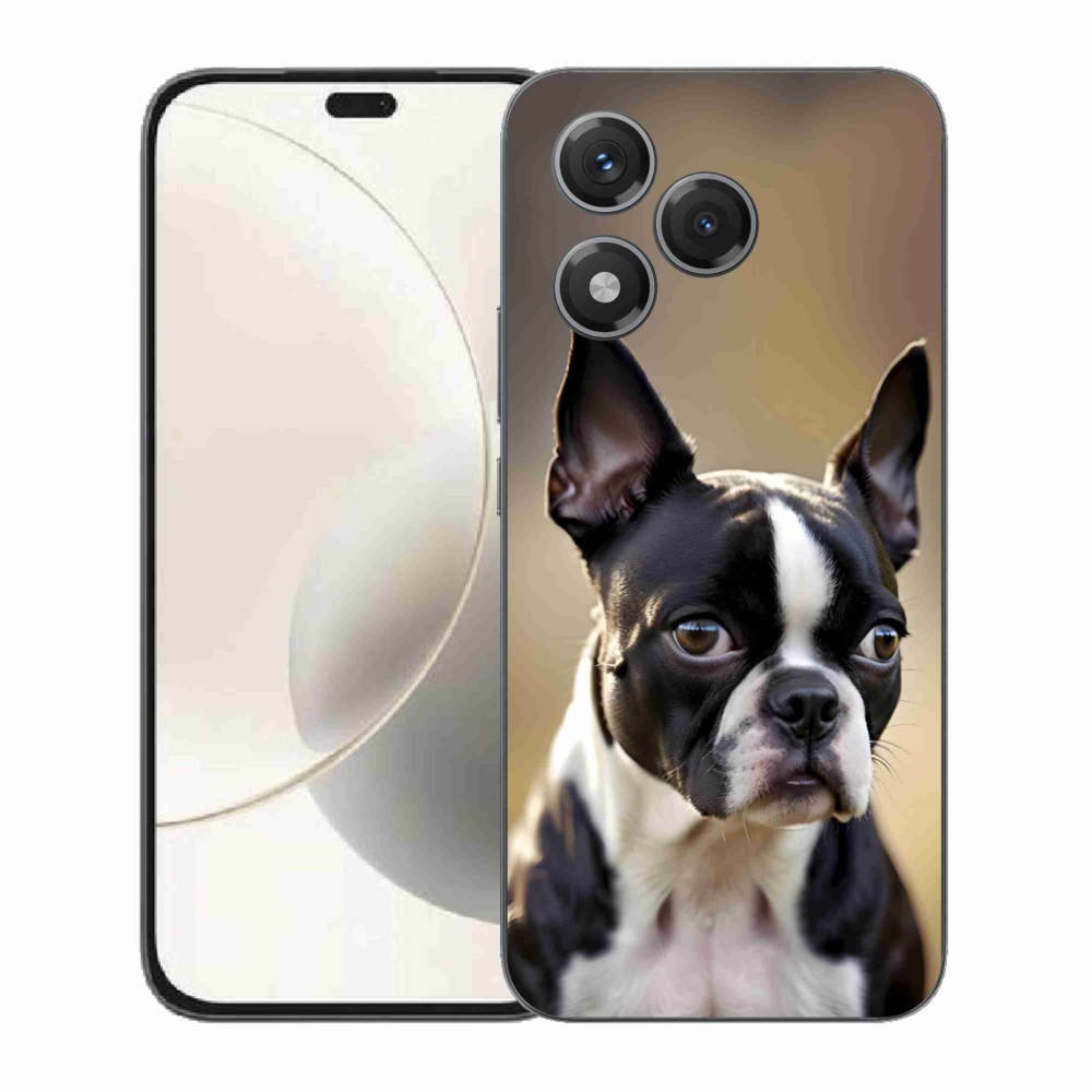 Gélový kryt mmCase na Honor 400 Lite - bostonský teriér