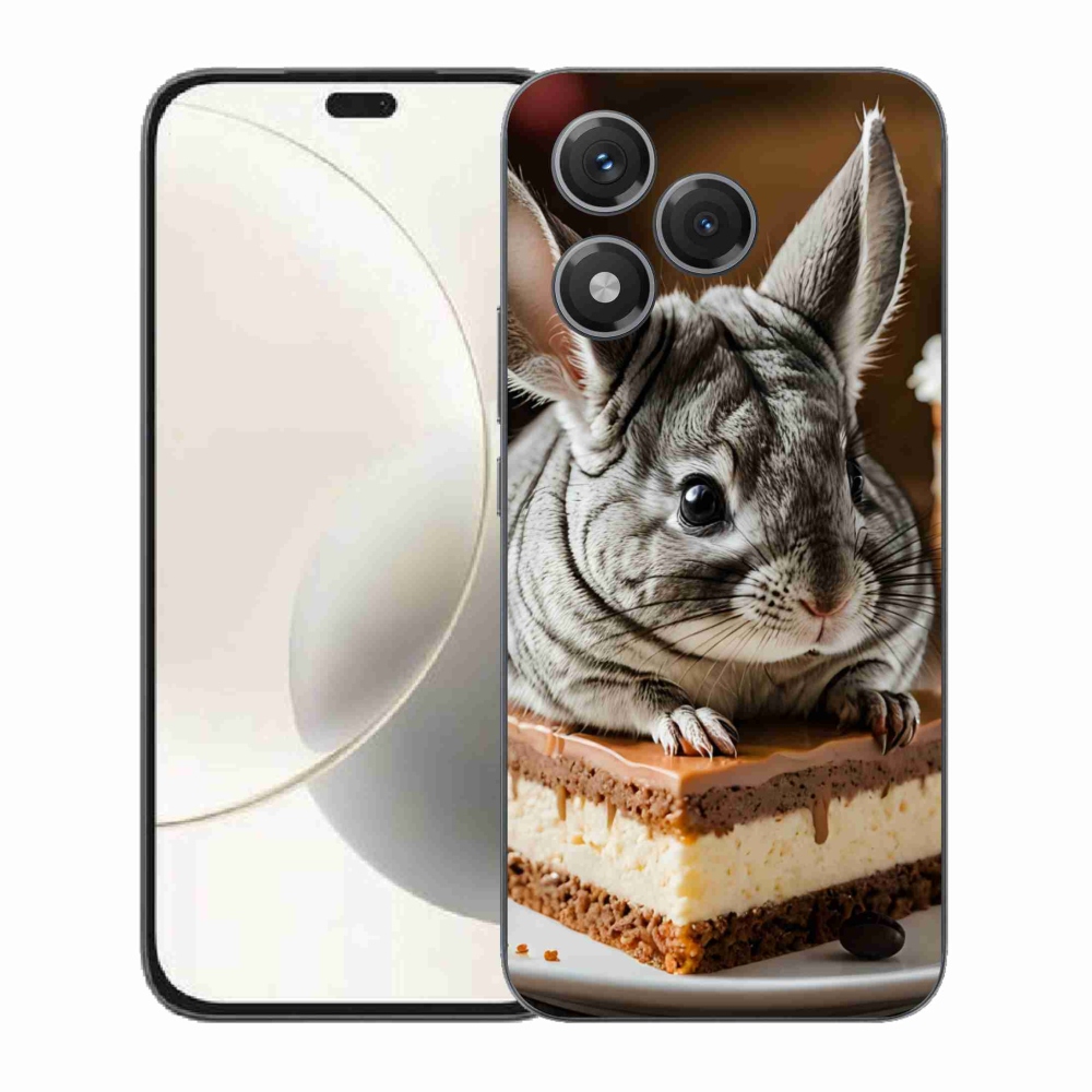 Gélový kryt mmCase na Honor 400 Lite - činčila