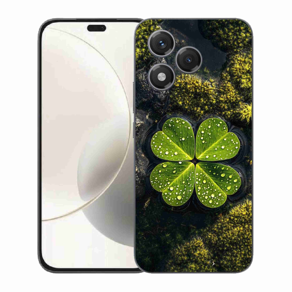 Gélový kryt mmCase na Honor 400 Lite - štvorlístok