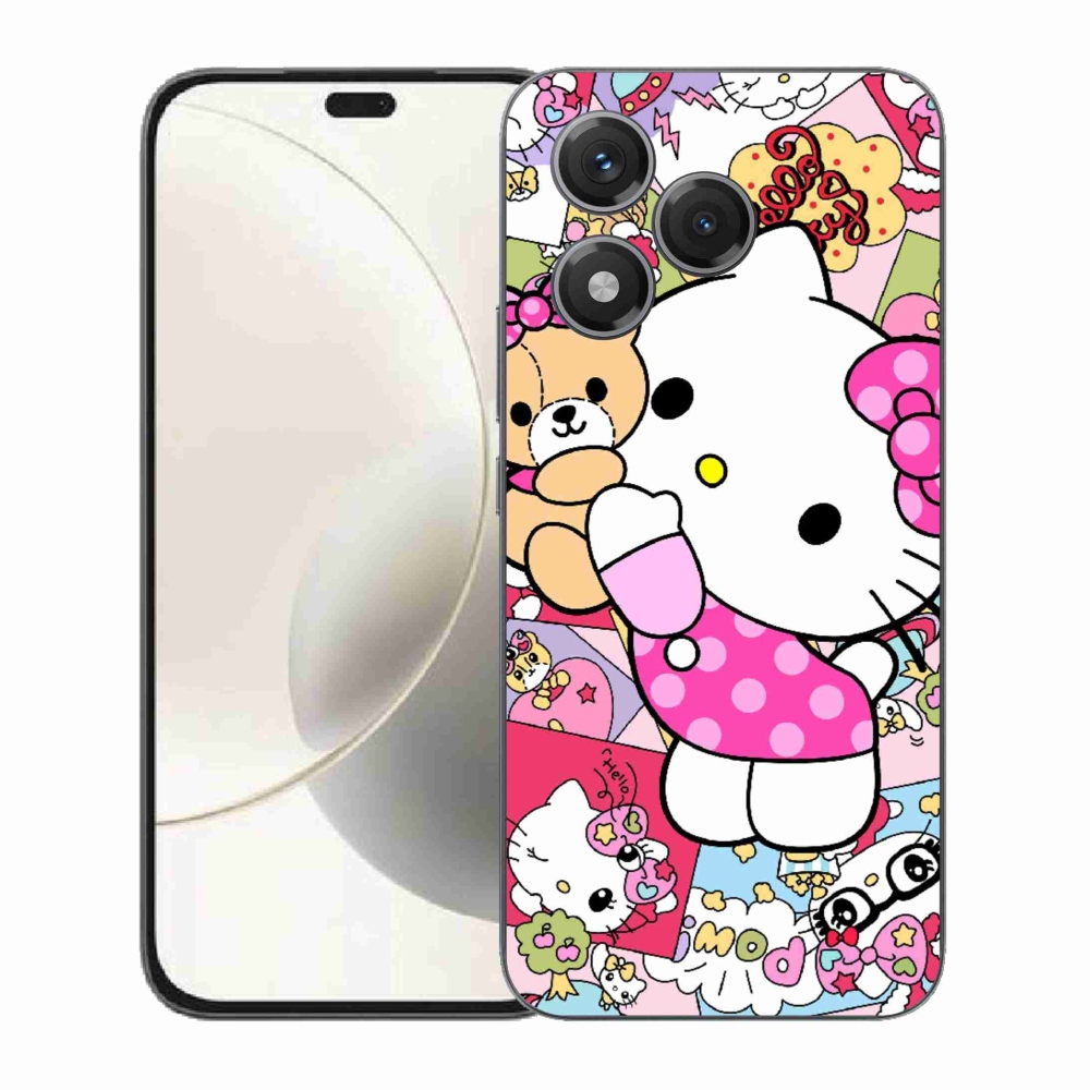 Gélový kryt mmCase na Honor 400 Lite - cute kitty