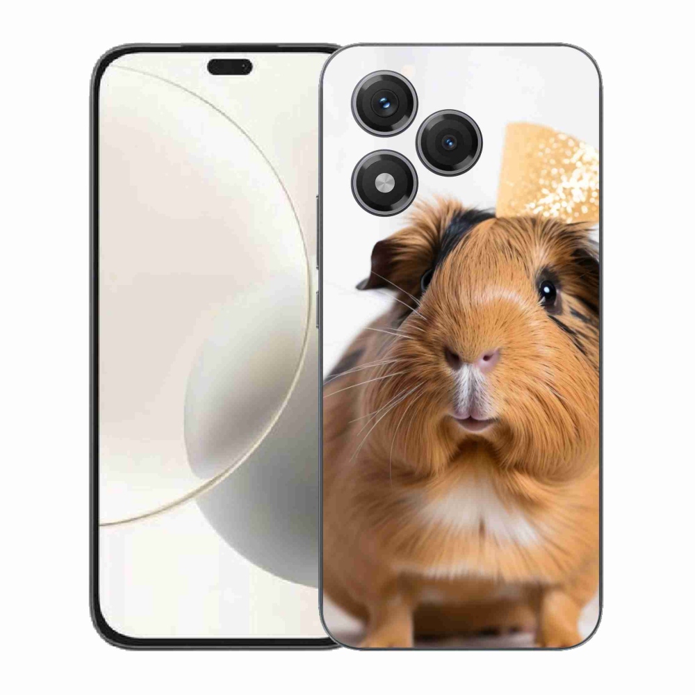 Gélový kryt mmCase na Honor 400 Lite - hnedé morča