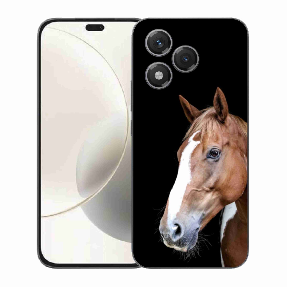 Gélový kryt mmCase na Honor 400 Lite - hnedý kôň 3