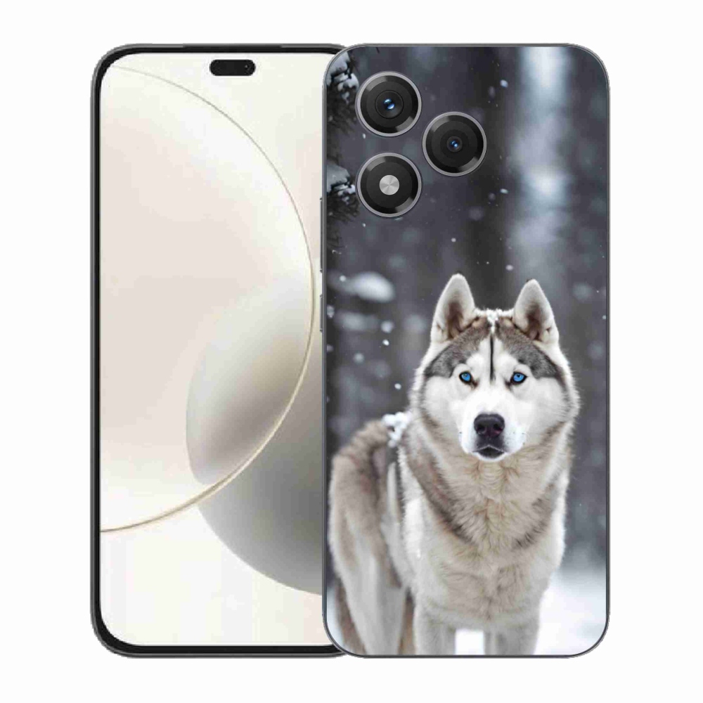 Gélový kryt mmCase na Honor 400 Lite - husky 2
