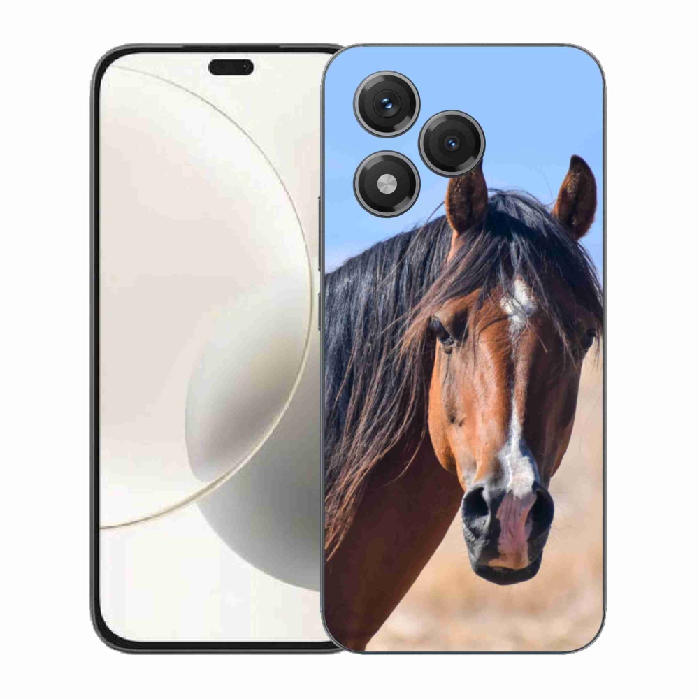 Gélový kryt mmCase na Honor 400 Lite - pokojný kôň