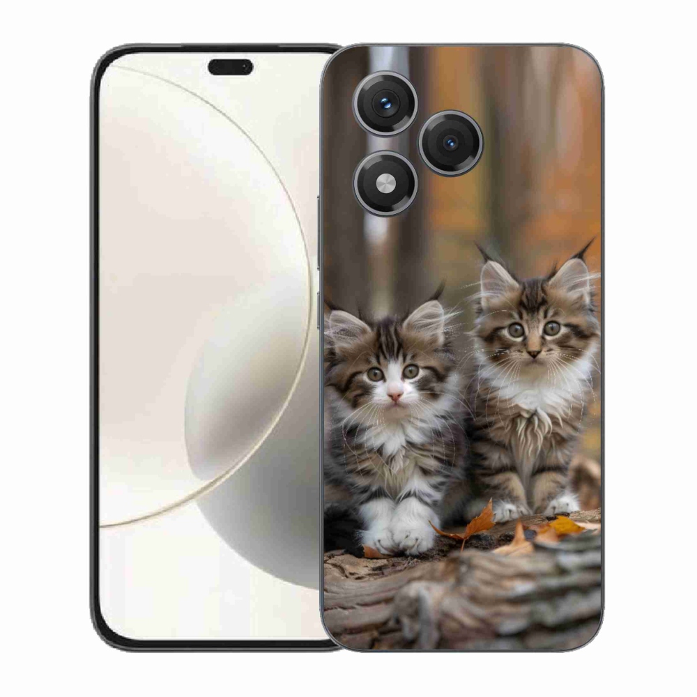 Gélový kryt mmCase na Honor 400 Lite - mačacie duo 3