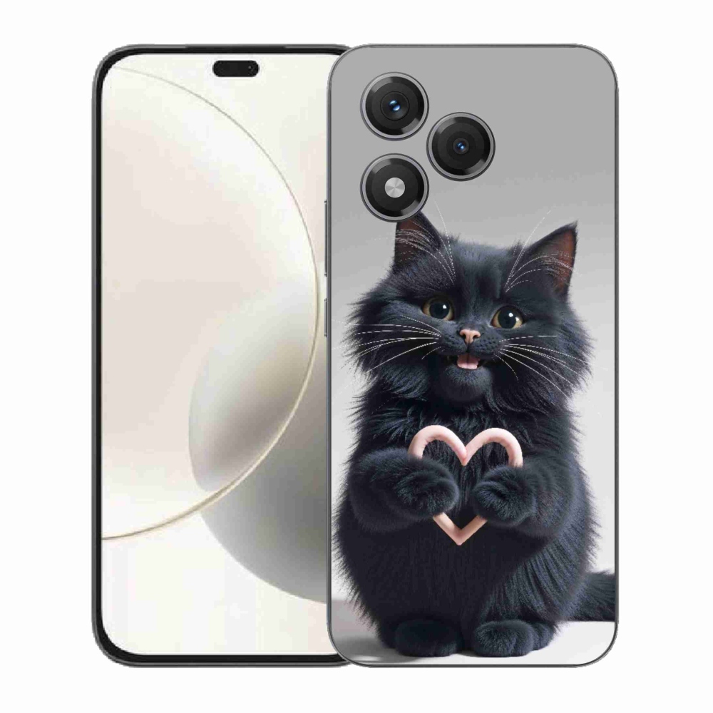 Gélový kryt mmCase na Honor 400 Lite - mačacia láska 3
