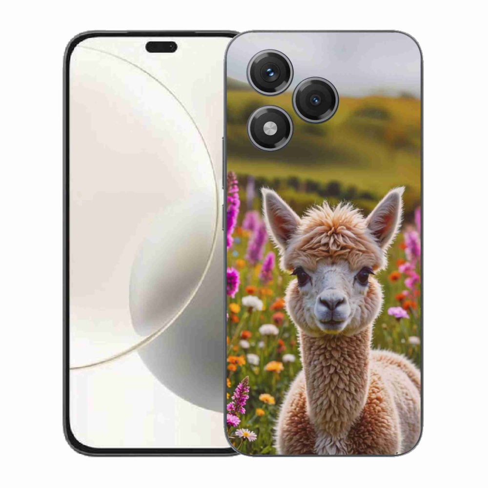 Gélový kryt mmCase na Honor 400 Lite - lama na lúke