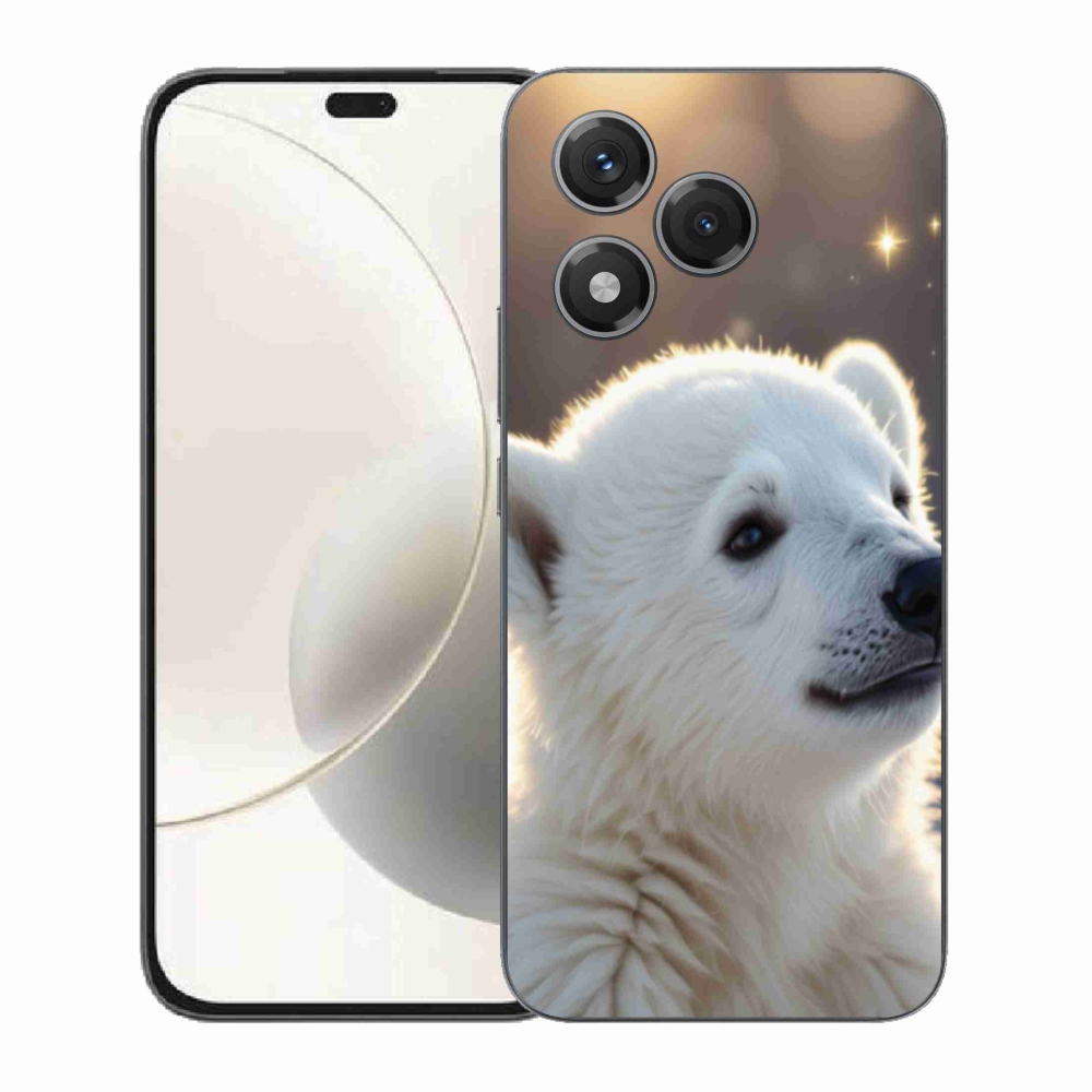 Gélový kryt mmCase na Honor 400 Lite - ľadový medveď