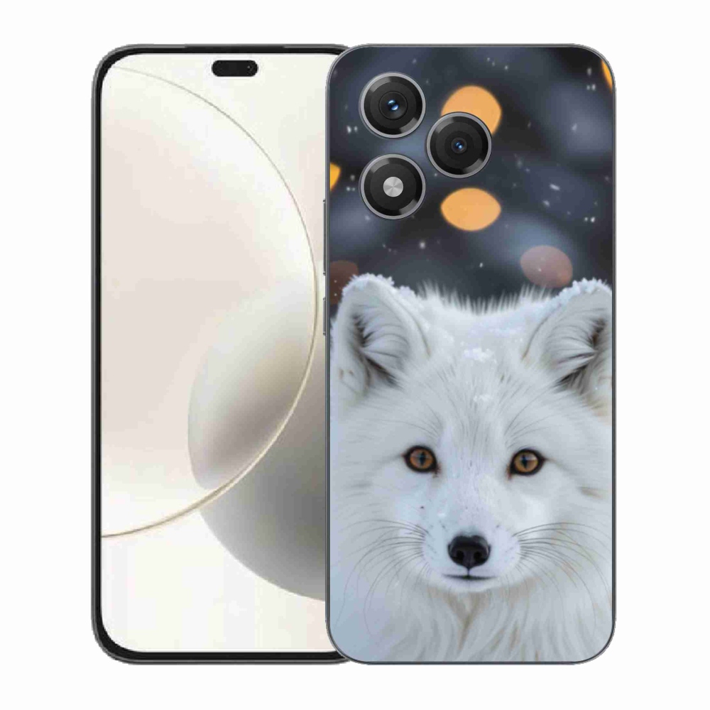 Gélový kryt mmCase na Honor 400 Lite - líška polárna