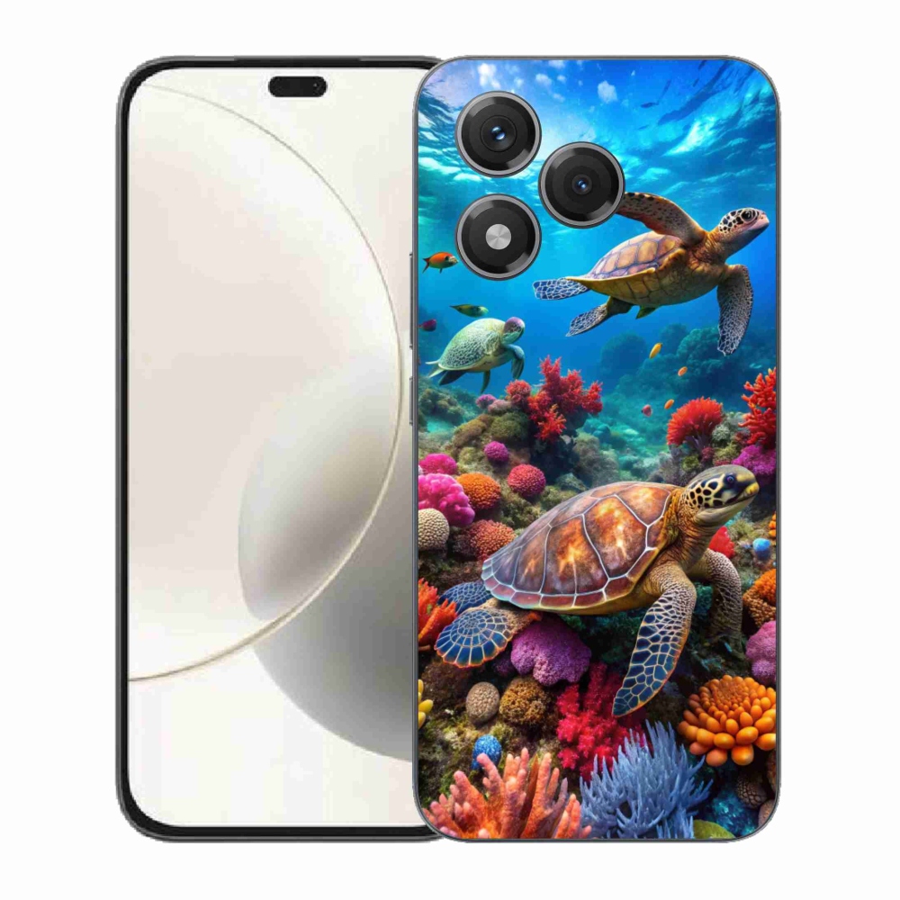 Gélový kryt mmCase na Honor 400 Lite - morský svet 2