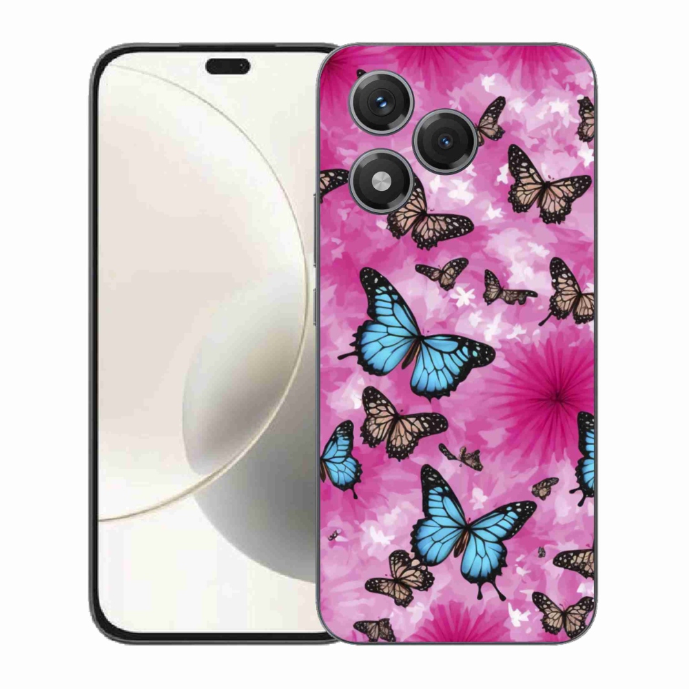 Gélový kryt mmCase na Honor 400 Lite - motýlia záhrada