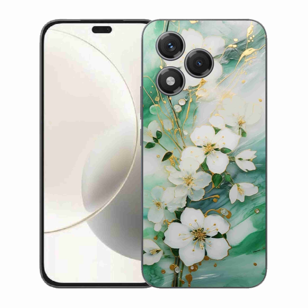 Gélový kryt mmCase na Honor 400 Lite - nežné kvety