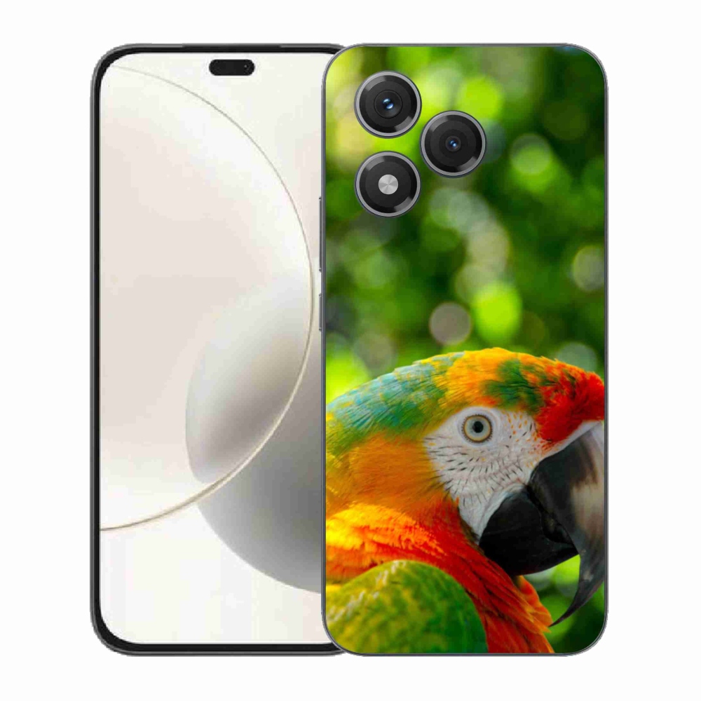 Gélový kryt mmCase na Honor 400 Lite - papagáj ara 3