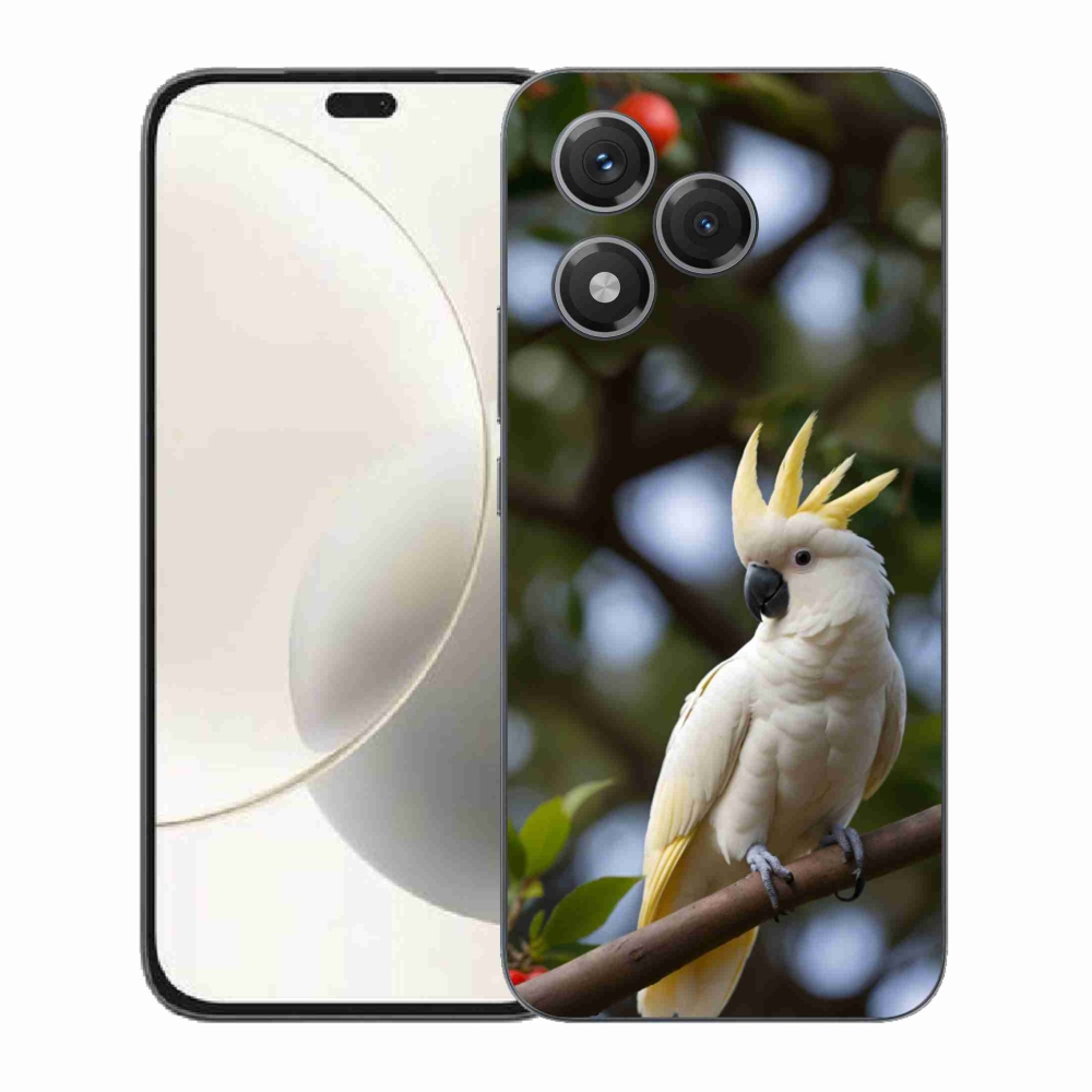 Gélový kryt mmCase na Honor 400 Lite - papagáj kakadu 3
