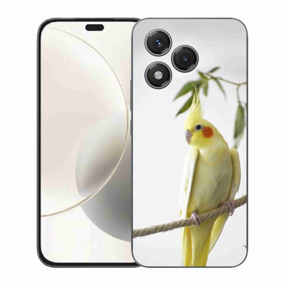 Gélový kryt mmCase na Honor 400 Lite - papagáj korela chocholatá