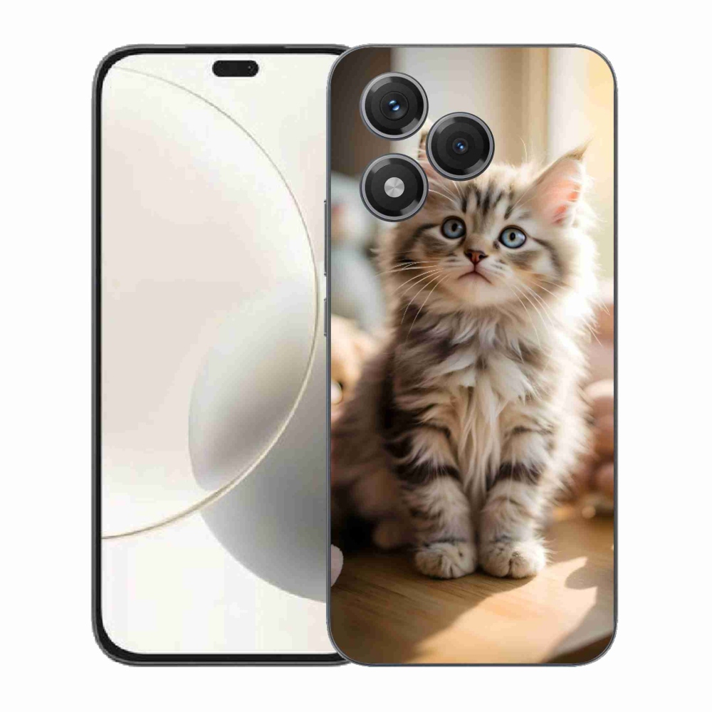 Gélový kryt mmCase na Honor 400 Lite - roztomilé mačiatko 10