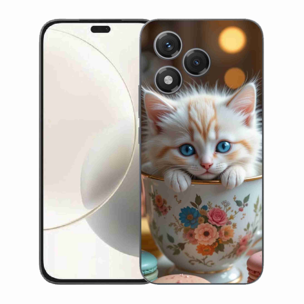 Gélový kryt mmCase na Honor 400 Lite - roztomilé mačiatko 6