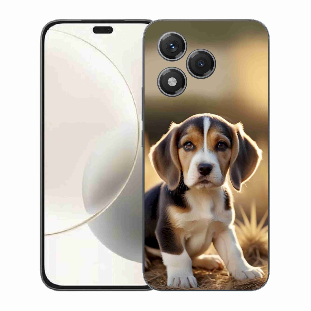 Gélový kryt mmCase na Honor 400 Lite - roztomilý bígl